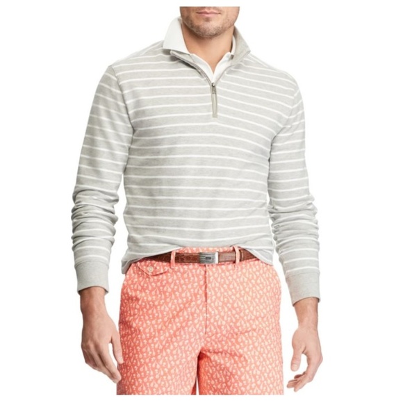 NWT $165 Polo Golf Men's Water Repellent Zip Shirt - Picture 1 of 8